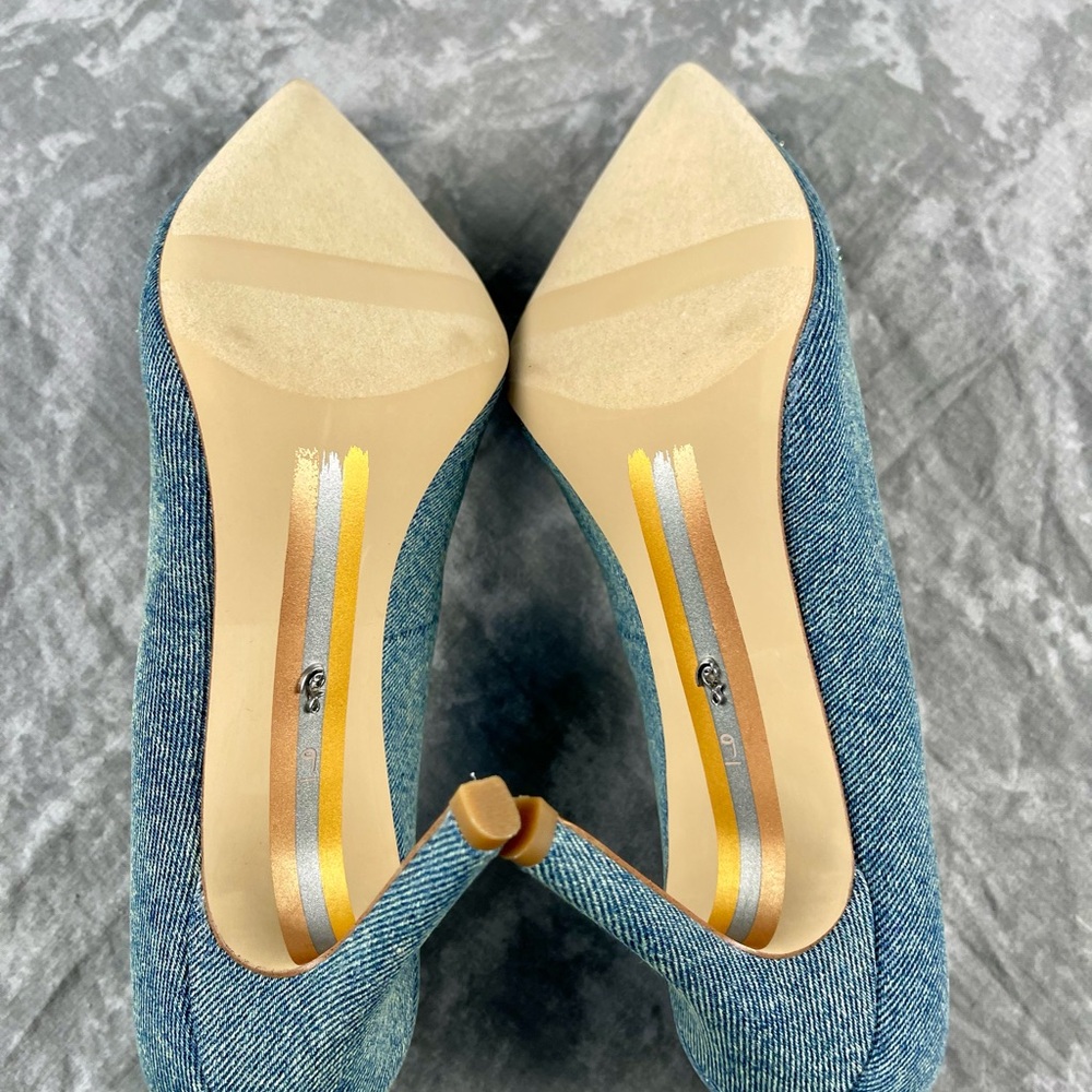 Brand New W/box Sam Edelman Harriet Pointed Toe Pump Size 9 - Picture 6 of 17